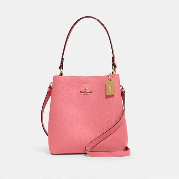 Coach Pink Town Bucket Bag ! - Picture 1 of 8